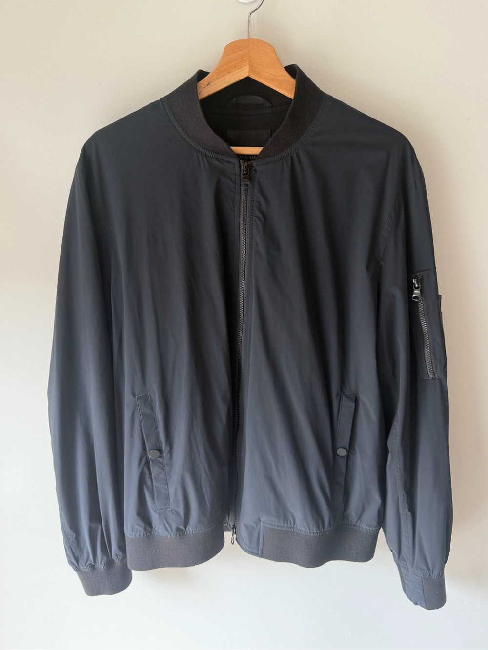 Banana Republic Black Bomber Jacket